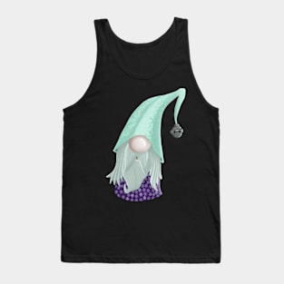 Winter Christmas Holiday Gnome Tank Top